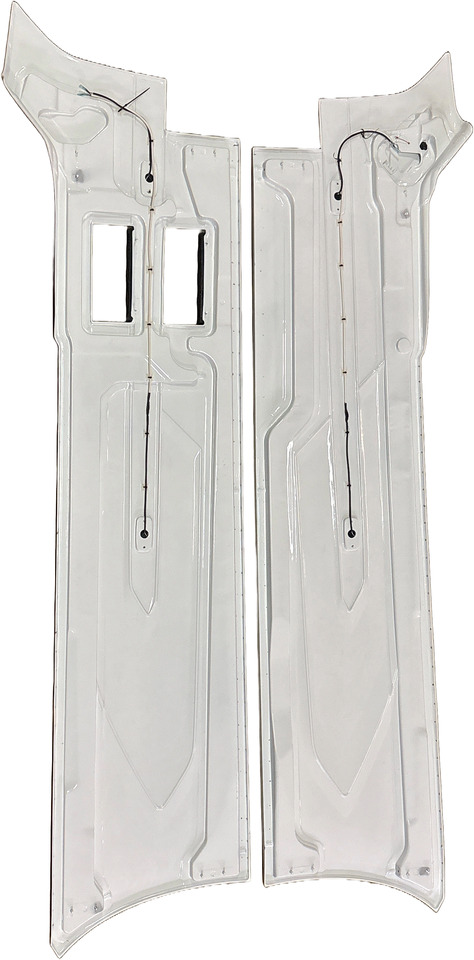 DAF XG XG+ XF ZIJSKIRT SET WB 4000mm 2022- COLOR CRISTAL WHITE , E1980,COMPLEET MET BEVESTIGING. 000217C1B - Parachoques para Camión: foto 2 DAF XG XG+ XF ZIJSKIRT SET WB 4000mm 2022- COLOR CRISTAL WHITE , E1980,COMPLEET MET BEVESTIGING. 000217C1B - Parachoques para Camión: foto 2