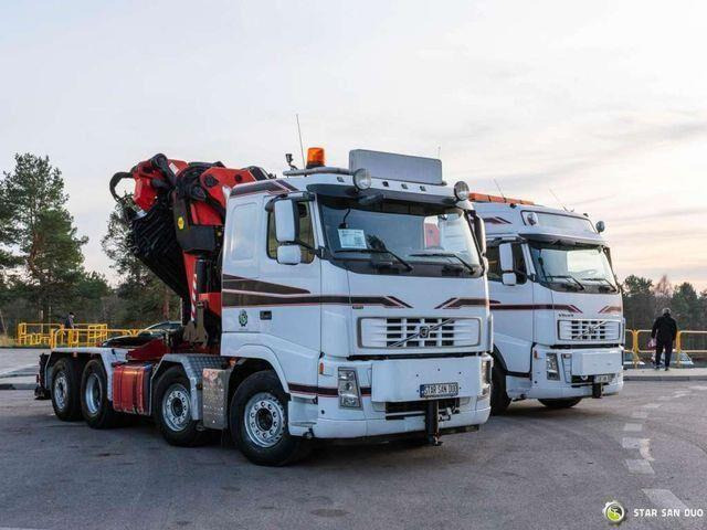 Cabeza tractora Volvo FH 520 8x2 PALFINGER PK 100002 HDS Fly Jib Cran: foto 9
