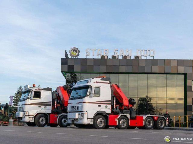 Cabeza tractora Volvo FH 520 8x2 PALFINGER PK 100002 HDS Fly Jib Cran: foto 11