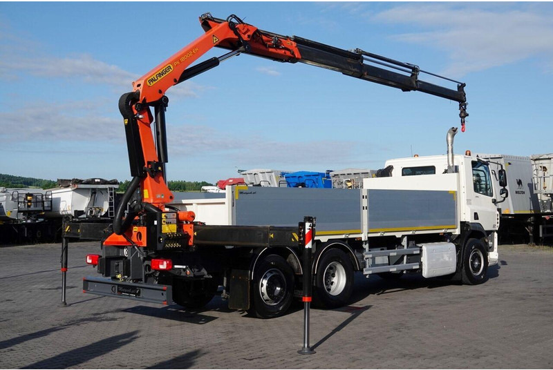 DAF CF 370 / 6x2 / SKRZYNIOWY - paka: 6,4 m / + HDS PALFINGER PK 180 - Camión caja abierta, Camión grúa: foto 4 DAF CF 370 / 6x2 / SKRZYNIOWY - paka: 6,4 m / + HDS PALFINGER PK 180 - Camión caja abierta, Camión grúa: foto 4