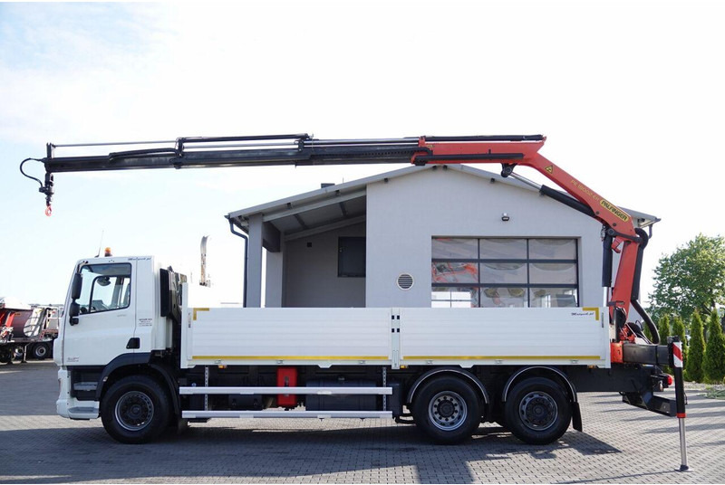 DAF CF 370 / 6x2 / SKRZYNIOWY - paka: 6,4 m / + HDS PALFINGER PK 180 - Camión caja abierta, Camión grúa: foto 2 DAF CF 370 / 6x2 / SKRZYNIOWY - paka: 6,4 m / + HDS PALFINGER PK 180 - Camión caja abierta, Camión grúa: foto 2