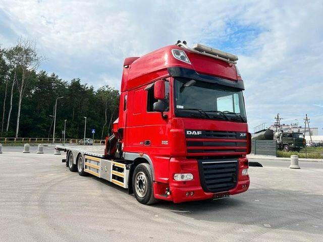 DAF XF 105 6x2 HMF 4020 EURO 5 KRAN CRANE - Camión caja abierta, Camión grúa: foto 4 DAF XF 105 6x2 HMF 4020 EURO 5 KRAN CRANE - Camión caja abierta, Camión grúa: foto 4