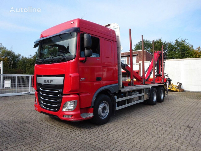 DAF XF 510 6x4 Crane EPSILON M120Z - Camión forestal, Camión grúa: foto 1 DAF XF 510 6x4 Crane EPSILON M120Z - Camión forestal, Camión grúa: foto 1