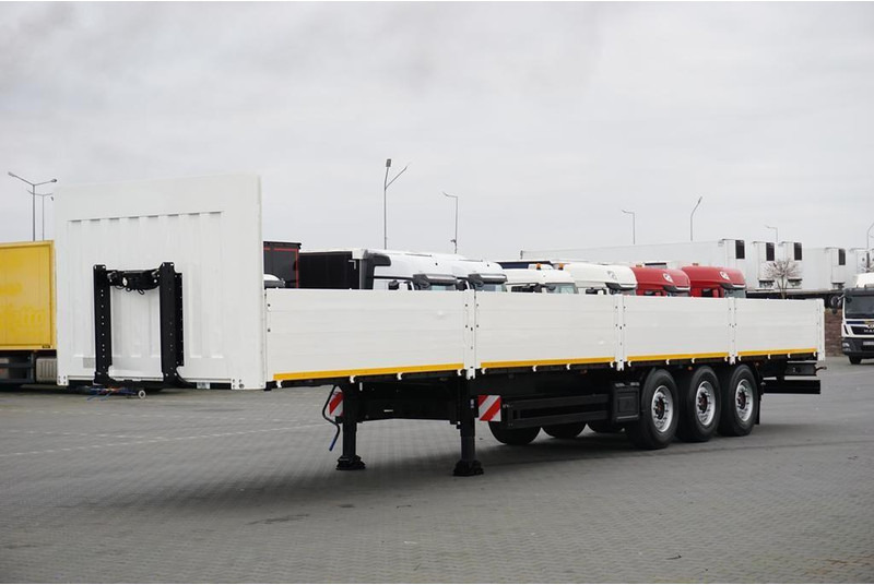 Kögel BURTOWA / BUDOWLANA / OŚ PODNOSZONA - Semirremolque plataforma/ Caja abierta: foto 1 Kögel BURTOWA / BUDOWLANA / OŚ PODNOSZONA - Semirremolque plataforma/ Caja abierta: foto 1