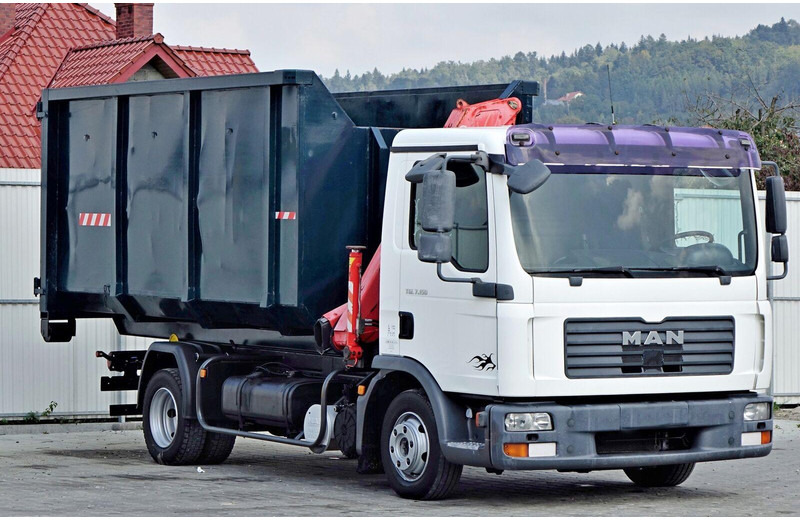 MAN TGL 7.150 + FASSI F60 * TOPZUSTAND - Camión volquete, Camión grúa: foto 3 MAN TGL 7.150 + FASSI F60 * TOPZUSTAND - Camión volquete, Camión grúa: foto 3