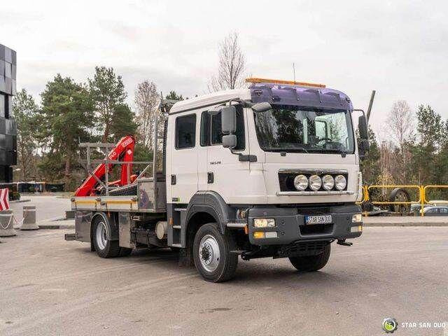 MAN TGM 13.290 4x4 BI FASSI F40B22 Crane Camper - Camión caja abierta, Camión grúa: foto 2 MAN TGM 13.290 4x4 BI FASSI F40B22 Crane Camper - Camión caja abierta, Camión grúa: foto 2