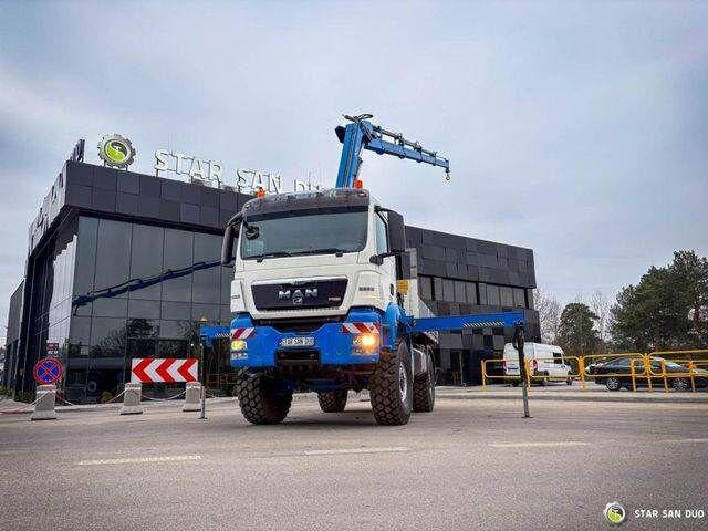 MAN TGS 18.440 4x4 HIAB 166 E-4 CRANE KRAN - Camión caja abierta, Camión grúa: foto 3 MAN TGS 18.440 4x4 HIAB 166 E-4 CRANE KRAN - Camión caja abierta, Camión grúa: foto 3