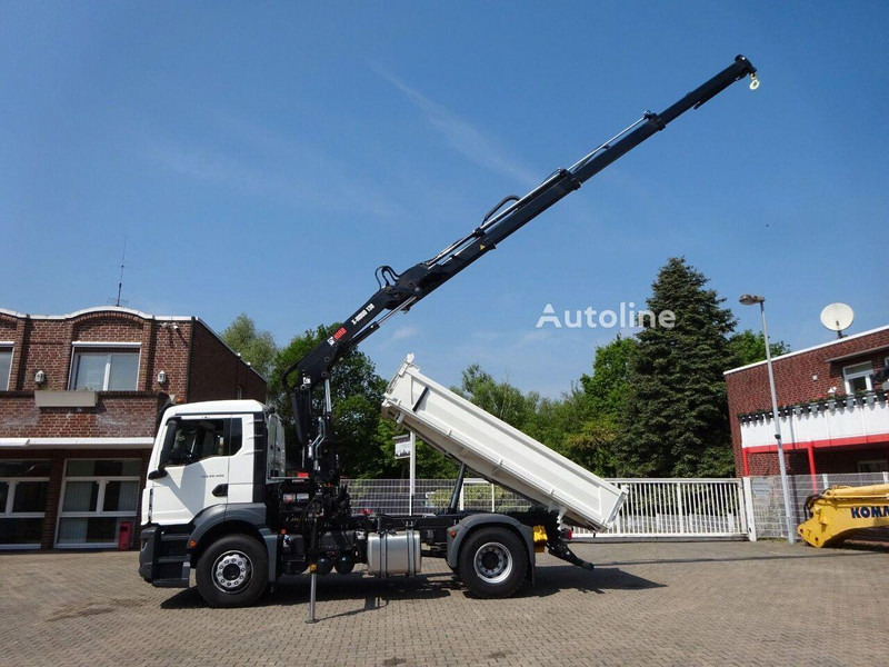 MAN TGS 22.400 - 3 way tipper+crane - Camión volquete, Camión grúa: foto 2 MAN TGS 22.400 - 3 way tipper+crane - Camión volquete, Camión grúa: foto 2