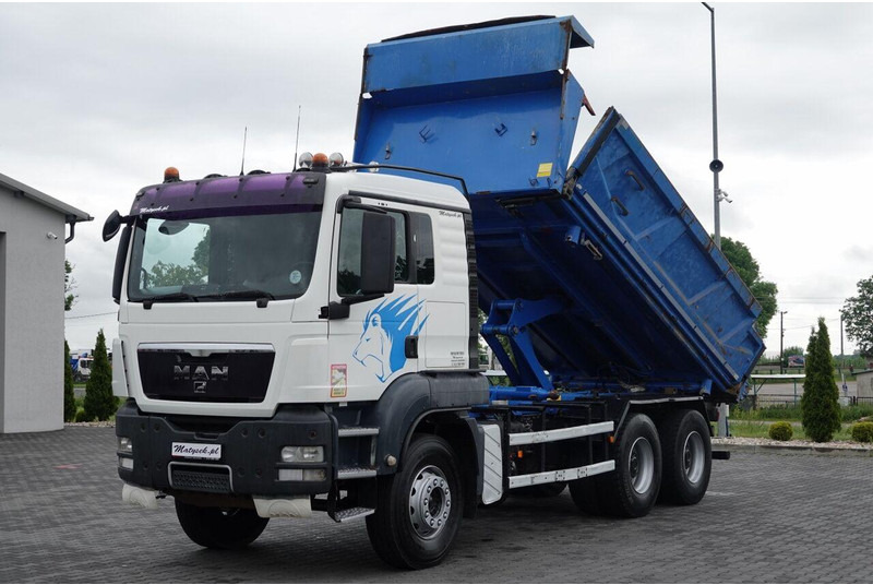 MAN TGS 26.360/ 6x4 / WYWROTKA 2- STRONNA / HYDROBURTA / BORDMATIC - Camión volquete: foto 1 MAN TGS 26.360/ 6x4 / WYWROTKA 2- STRONNA / HYDROBURTA / BORDMATIC - Camión volquete: foto 1