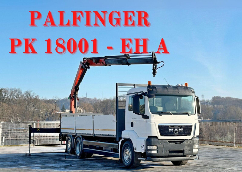 MAN TGS 26.440* PK 18001 - EH A + FUNK* TOPZUSTAND - Camión caja abierta, Camión grúa: foto 1 MAN TGS 26.440* PK 18001 - EH A + FUNK* TOPZUSTAND - Camión caja abierta, Camión grúa: foto 1