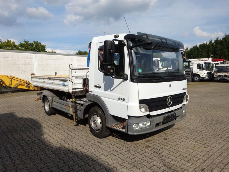 Mercedes-Benz Atego 818 3 way Meiller tipper + crane Terex 36.2 - Furgoneta basculante: foto 1 Mercedes-Benz Atego 818 3 way Meiller tipper + crane Terex 36.2 - Furgoneta basculante: foto 1