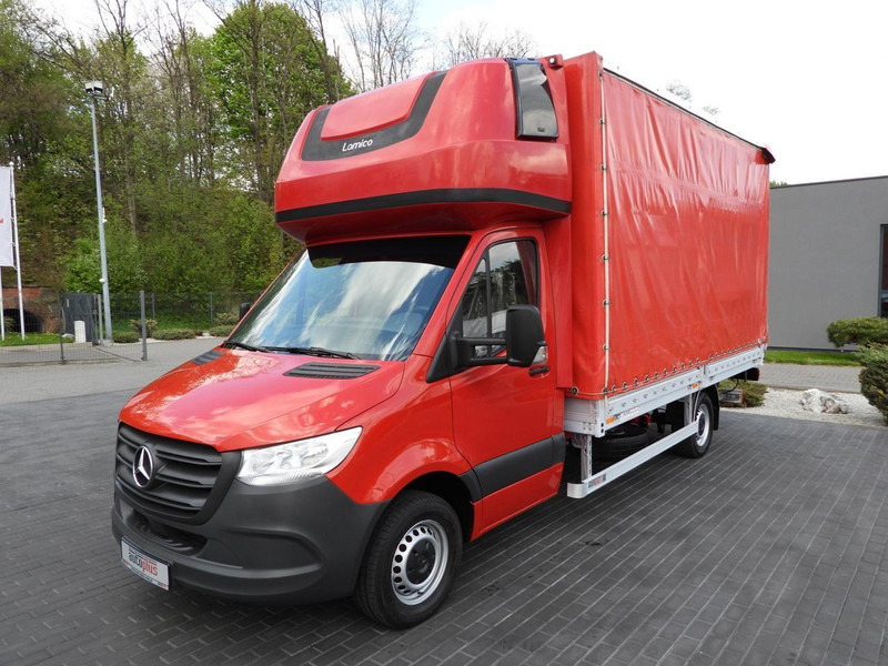 Furgoneta con lona Mercedes-Benz SPRINTER 316  8 PALET PLANDEKA WINDA TEMPOMAT KLIMATYZACJA  160K: foto 6