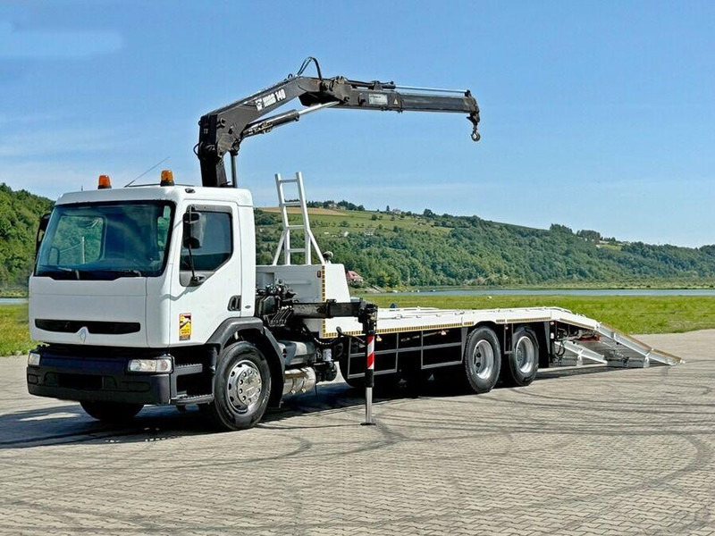 Renault KERAX 320 DCI* ABSCHLEPPWAGEN 7,35m + HIAB 140A - Grua de remolque autos: foto 3 Renault KERAX 320 DCI* ABSCHLEPPWAGEN 7,35m + HIAB 140A - Grua de remolque autos: foto 3