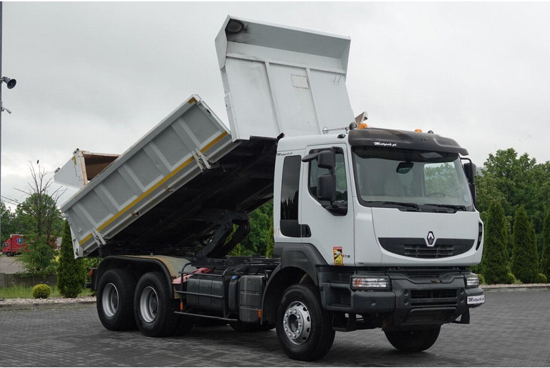 Renault KERAX 410 / 6x4 / WYWROTKA 3- STRONNA / 2X HYDROBURTA / HYDROK - Camión volquete: foto 4 Renault KERAX 410 / 6x4 / WYWROTKA 3- STRONNA / 2X HYDROBURTA / HYDROK - Camión volquete: foto 4