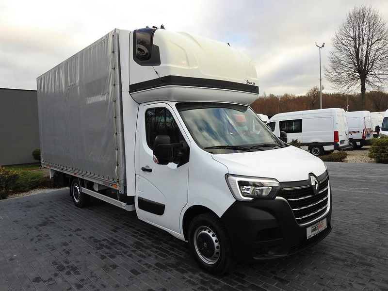Renault MASTER PLANDEKA 10 PALET WEBASTO TEMPOMAT KLIMATYZACJA LEDY PNEU - Furgoneta con lona: foto 4 Renault MASTER PLANDEKA 10 PALET WEBASTO TEMPOMAT KLIMATYZACJA LEDY PNEU - Furgoneta con lona: foto 4