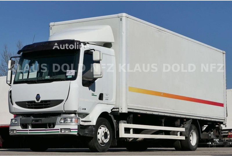 Renault Midlum 280.16 DXi Koffer + Tail lift - Camión caja cerrada: foto 1 Renault Midlum 280.16 DXi Koffer + Tail lift - Camión caja cerrada: foto 1