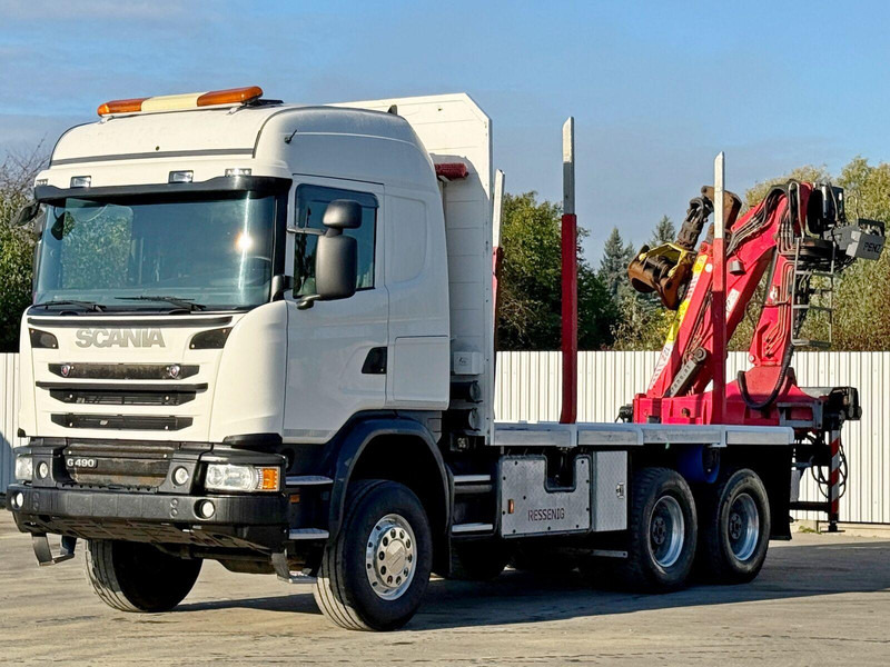 Scania G490 - Camión forestal, Camión grúa: foto 4 Scania G490 - Camión forestal, Camión grúa: foto 4