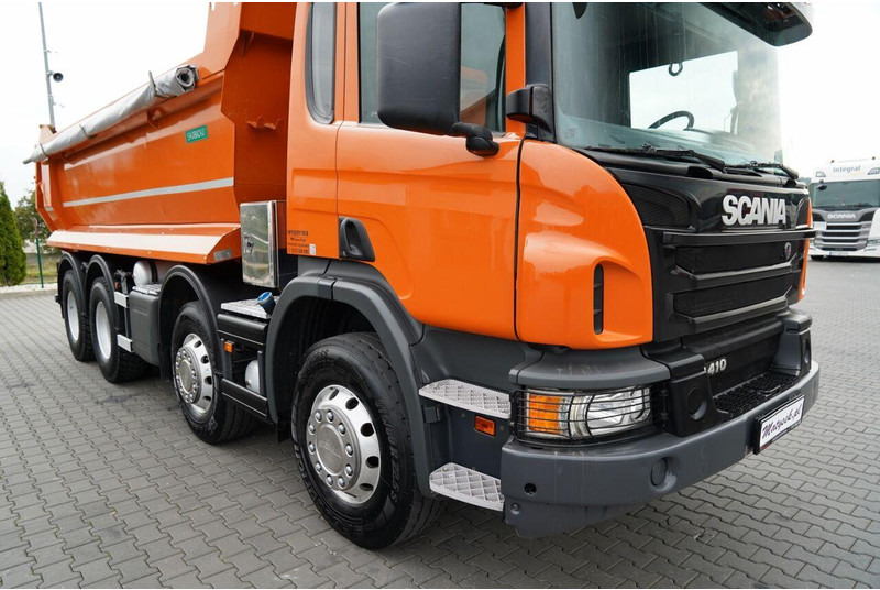Camión volquete Scania P 410 / 8x4 / WYWROTKA TYLNOZSYPOWA / ALUFELGI / OPONY 100% / MA: foto 18