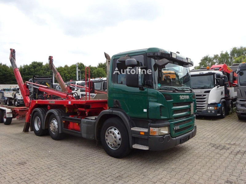 Scania P310 - Skip loader truck - Camión portacontenedor de cadenas: foto 4 Scania P310 - Skip loader truck - Camión portacontenedor de cadenas: foto 4