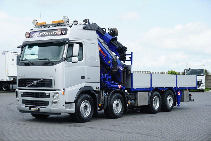 Volvo FH / 520 / 8 X 2 / SKRZYNIOWY + HDS / PM 85 SP + JIB J 1204 / WY - Camión caja abierta, Camión grúa: foto 3 Volvo FH / 520 / 8 X 2 / SKRZYNIOWY + HDS / PM 85 SP + JIB J 1204 / WY - Camión caja abierta, Camión grúa: foto 3