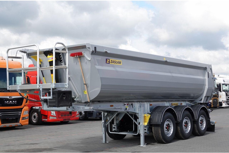 ZASŁAW WYWROTKA 26 m3 / FABRYCZNIE NOWA / STALOWA / RYNNA WANNA HP / OŚ - Semirremolque volquete: foto 3 ZASŁAW WYWROTKA 26 m3 / FABRYCZNIE NOWA / STALOWA / RYNNA WANNA HP / OŚ - Semirremolque volquete: foto 3