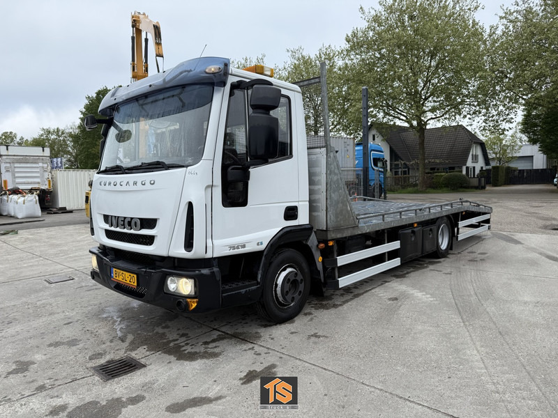 Iveco ML75E18/P AUTOTRANSPORT - AUTOMATIC - 7.5TON - LOADING 2830KG - NL TRUCK - Camión portavehículos: foto 1 Iveco ML75E18/P AUTOTRANSPORT - AUTOMATIC - 7.5TON - LOADING 2830KG - NL TRUCK - Camión portavehículos: foto 1
