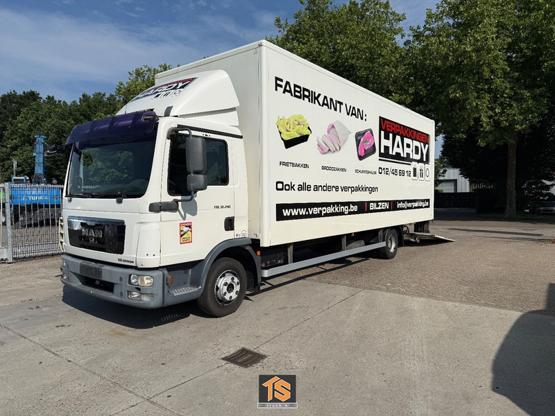 Camión caja cerrada MAN TGL 12.210 EURO 5 - AUTOMATIC - LADEBORDWAND - BELGIUM TRUCK - TOP!: foto 1