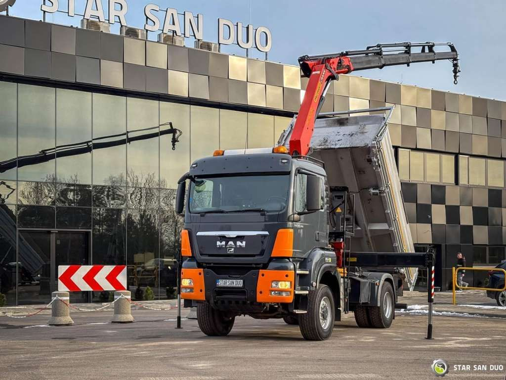 MAN TGS 18.480 PALFINGER PK 16502 HDS Crane,Kipper MAN TGS 18.480 PALFINGER PK 16502 HDS Crane,Kipper - Camión grúa, Camión volquete: foto 3 MAN TGS 18.480 PALFINGER PK 16502 HDS Crane,Kipper MAN TGS 18.480 PALFINGER PK 16502 HDS Crane,Kipper - Camión grúa, Camión volquete: foto 3