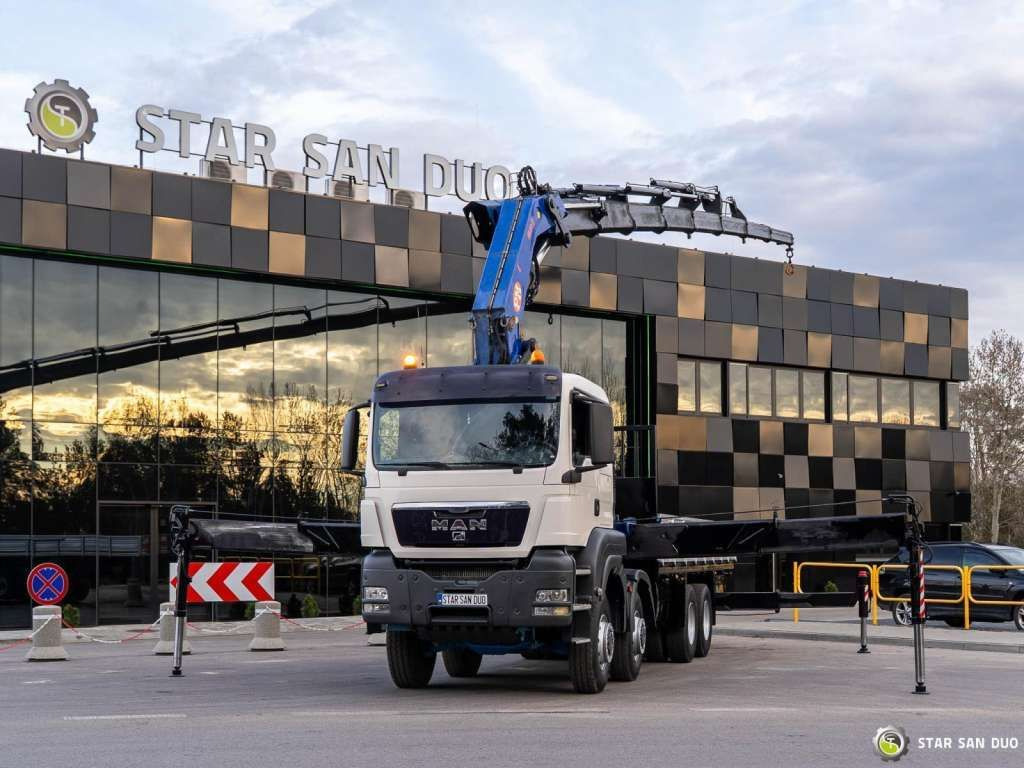 MAN TGS 41.480 8x8 PM 85SP HDS Crane - Camión grúa: foto 1 MAN TGS 41.480 8x8 PM 85SP HDS Crane - Camión grúa: foto 1