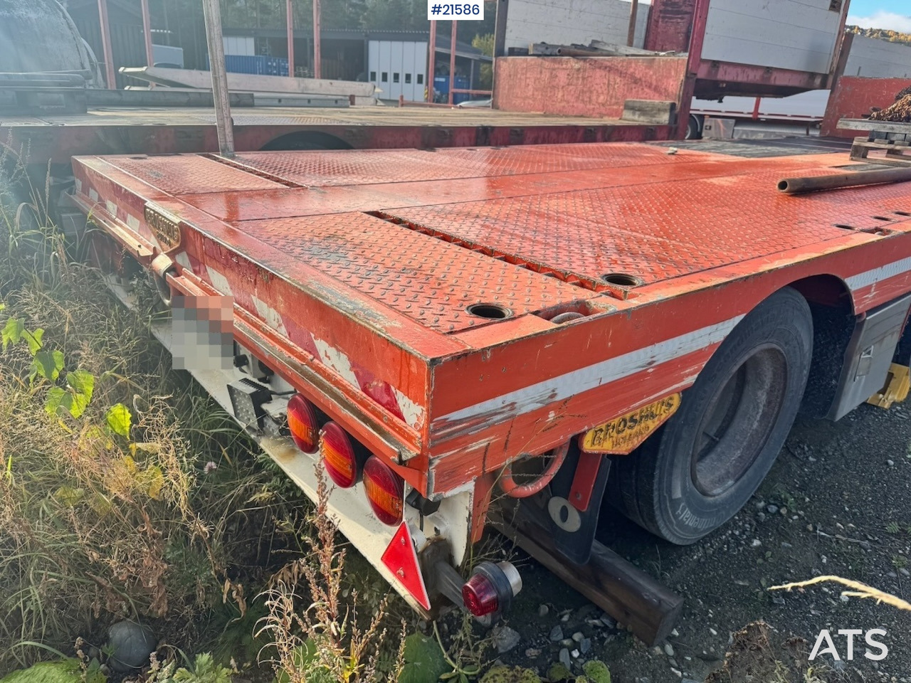 Broshuis Kransemi - Semirremolque plataforma/ Caja abierta: foto 5 Broshuis Kransemi - Semirremolque plataforma/ Caja abierta: foto 5