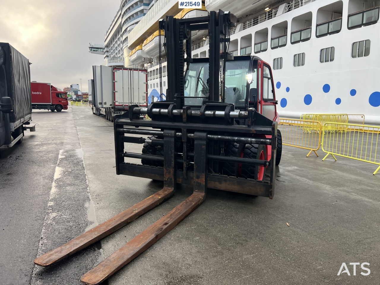 Hangcha CPCD120 Gaffeltruck m/ hydrauliske gafler, sideforskyvning og lite timer - Carretilla elevadora diésel: foto 3 Hangcha CPCD120 Gaffeltruck m/ hydrauliske gafler, sideforskyvning og lite timer - Carretilla elevadora diésel: foto 3