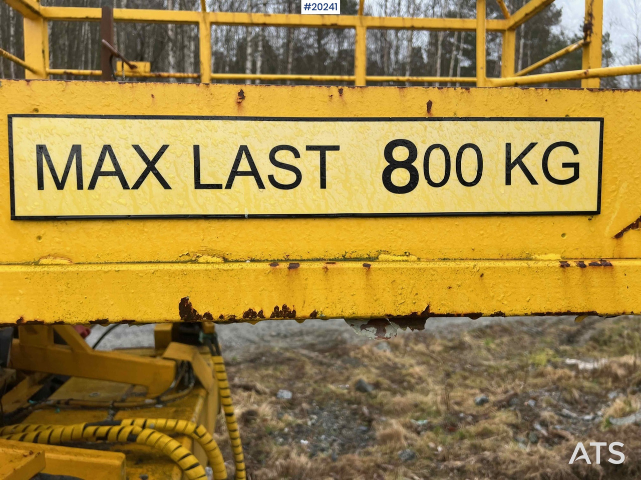 Dúmper articulado Hydrema 912B m/ 2007 Essverk Plattform 912 lift med rotasjon på korg og fjernkontroll: foto 50