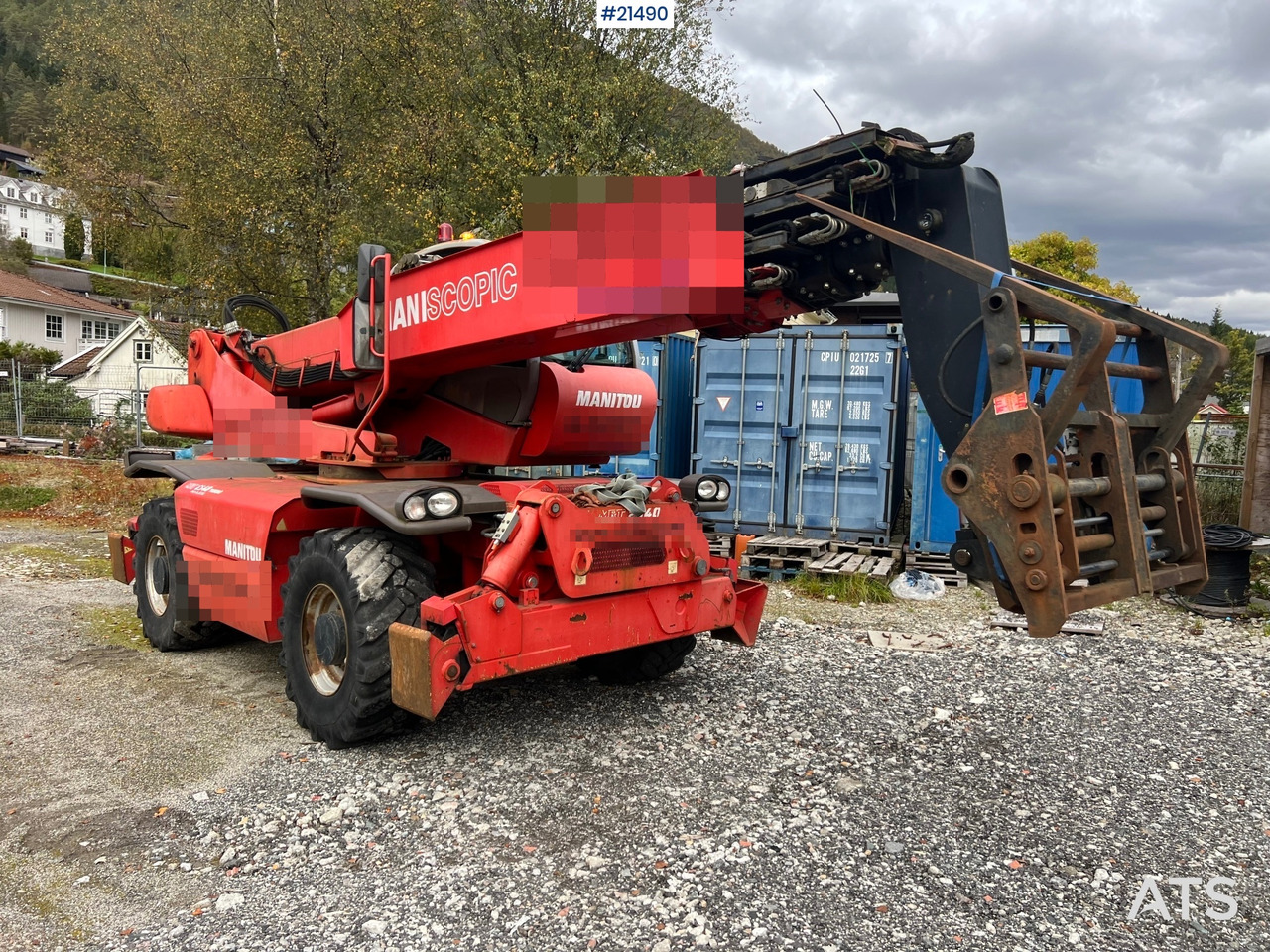Manitou MRT2540 m/ radiostyring, mannskapskorg, 2 sett pallegafler, jibb med vinsj (1.5 tonn) - Manipulador telescópico: foto 5 Manitou MRT2540 m/ radiostyring, mannskapskorg, 2 sett pallegafler, jibb med vinsj (1.5 tonn) - Manipulador telescópico: foto 5