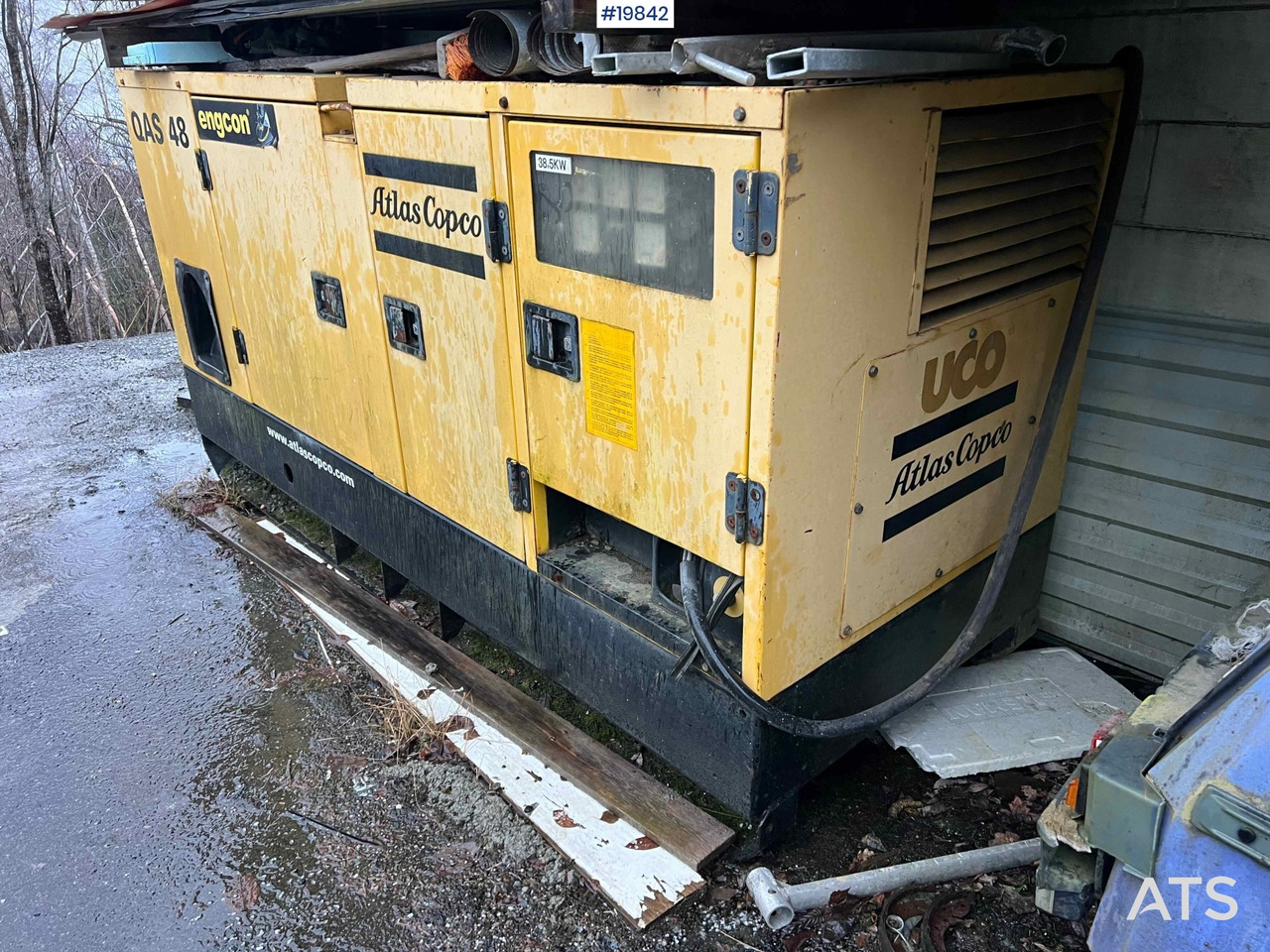 Atlas Copco Strøm generator - Maquinaria de construcción: foto 1 Atlas Copco Strøm generator - Maquinaria de construcción: foto 1