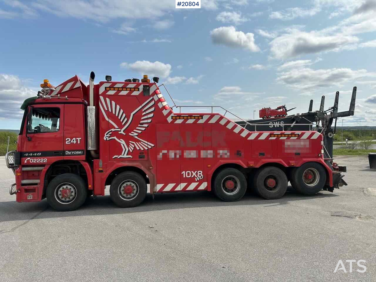 Mercedes Actros 4448 - Grua de remolque autos: foto 4 Mercedes Actros 4448 - Grua de remolque autos: foto 4