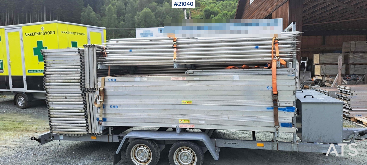 Temared Temared stillashenger 3.5 t m/ 364 m2 stillas - Remolque: foto 2 Temared Temared stillashenger 3.5 t m/ 364 m2 stillas - Remolque: foto 2