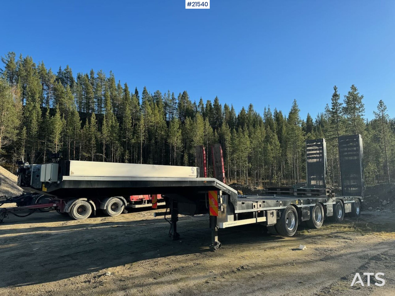 Rojo 2021 Rojo Maskinsemi m/ hydrauliske kjørebruer - Semirremolque góndola rebajadas: foto 3 Rojo 2021 Rojo Maskinsemi m/ hydrauliske kjørebruer - Semirremolque góndola rebajadas: foto 3