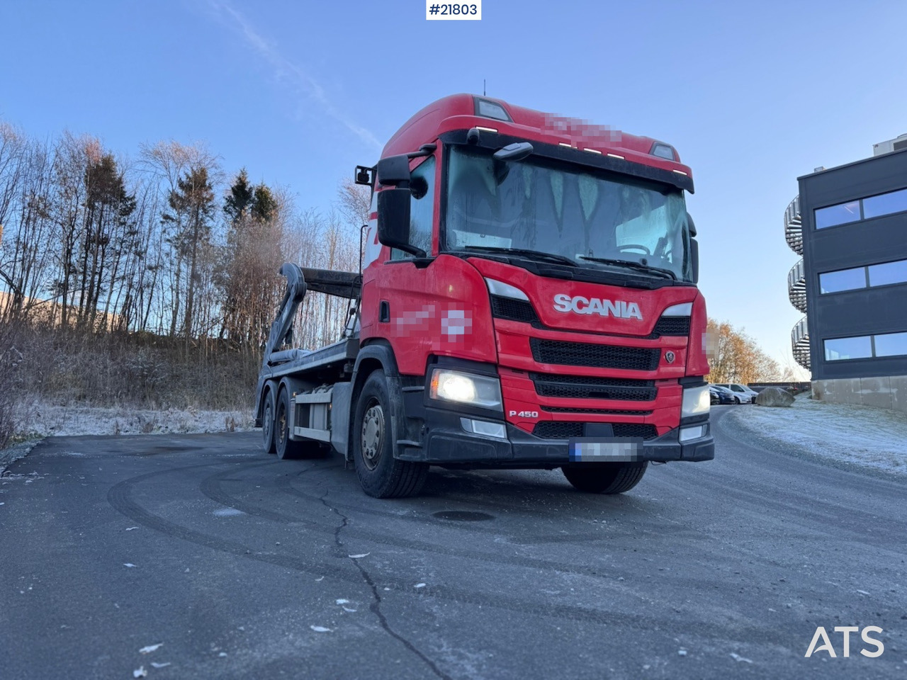 Scania P450 6x2 liftdumper med kun 282 000 km - Camión portacontenedor de cadenas: foto 4 Scania P450 6x2 liftdumper med kun 282 000 km - Camión portacontenedor de cadenas: foto 4