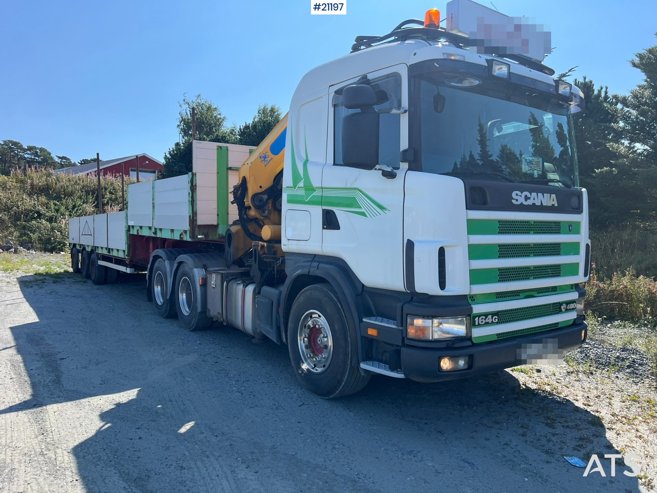 Scania R164 - Camión grúa: foto 1 Scania R164 - Camión grúa: foto 1