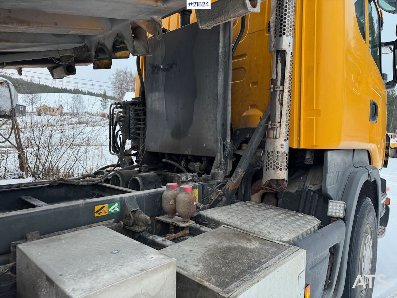 Camión volquete Scania R500 Brøyterigget Tippbil m/ underliggende skjær SE VIDEO: foto 20
