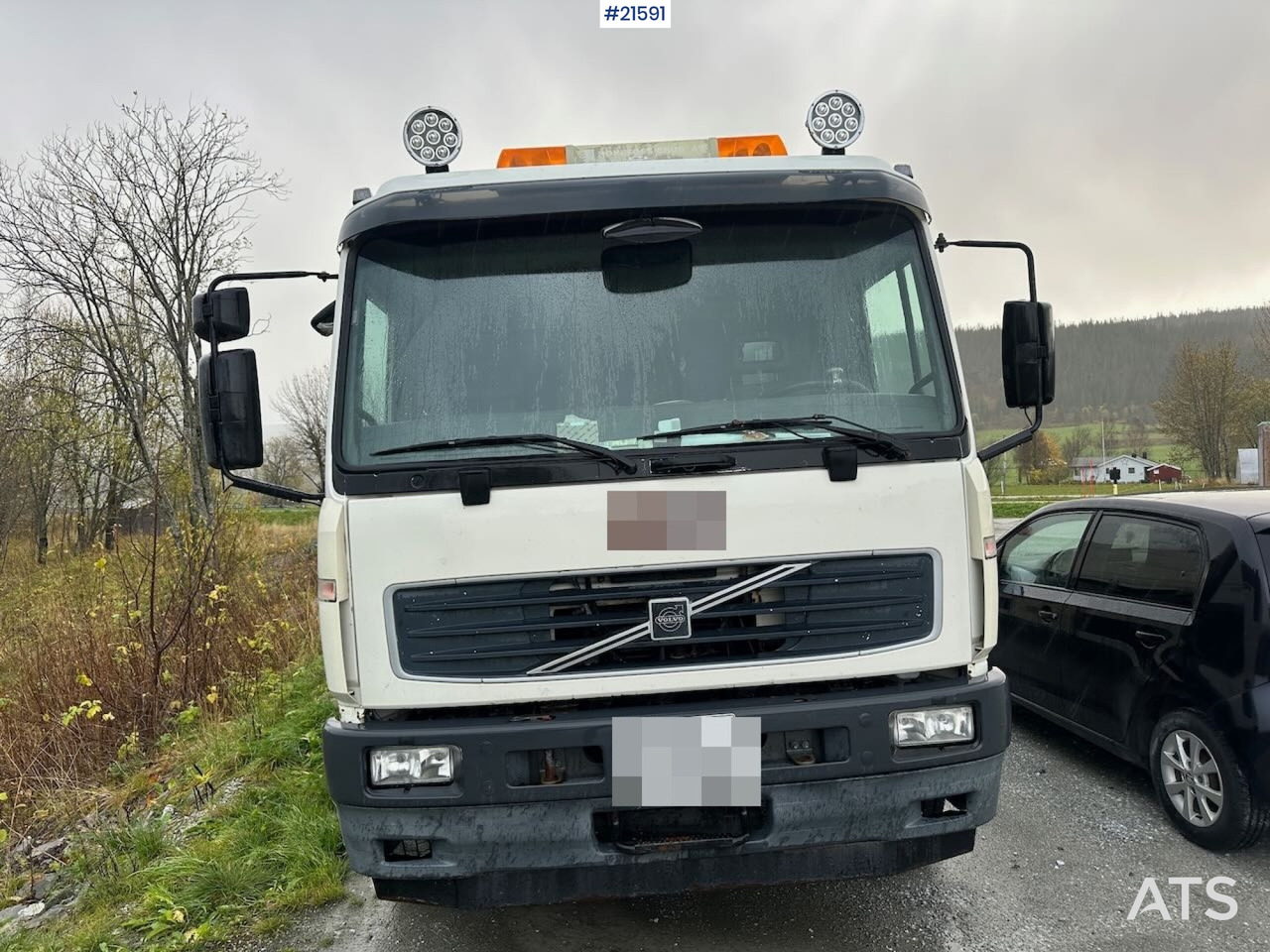 Volvo FL 6 planbil m/ bakmontert kran. SE VIDEO - Camión grúa: foto 2 Volvo FL 6 planbil m/ bakmontert kran. SE VIDEO - Camión grúa: foto 2