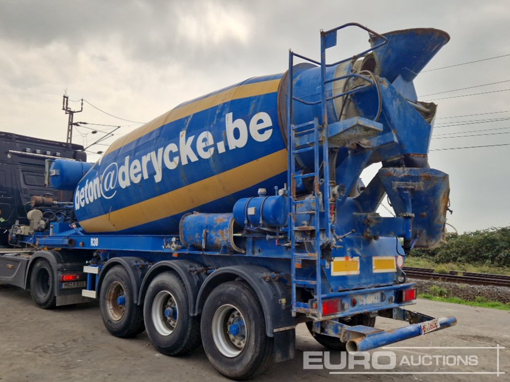 2001 Kumlin SF37.5 3 Axle Concrete Mixer Trailer - Semirremolque hormigonera: foto 3 2001 Kumlin SF37.5 3 Axle Concrete Mixer Trailer - Semirremolque hormigonera: foto 3
