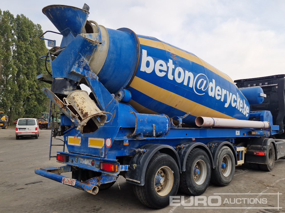 2001 Kumlin SF37.5 3 Axle Concrete Mixer Trailer - Semirremolque hormigonera: foto 5 2001 Kumlin SF37.5 3 Axle Concrete Mixer Trailer - Semirremolque hormigonera: foto 5