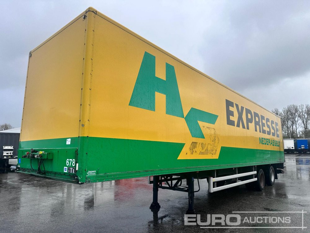 2002 Floor Box Trailer, 2 Axle, Rolldoor, Taillift (Dutch Reg. Docs) - Equipo de construcción: foto 1 2002 Floor Box Trailer, 2 Axle, Rolldoor, Taillift (Dutch Reg. Docs) - Equipo de construcción: foto 1