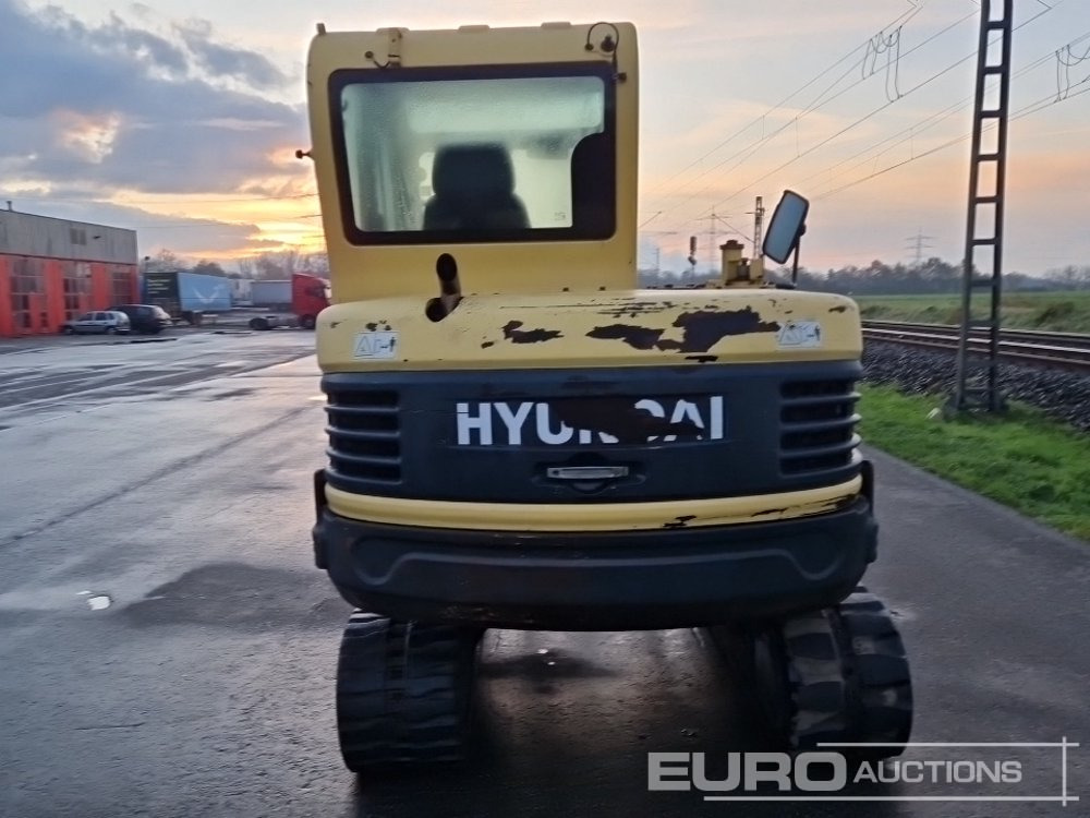 2011 Hyundai ROBEX 55-9 - Miniexcavadora: foto 4 2011 Hyundai ROBEX 55-9 - Miniexcavadora: foto 4