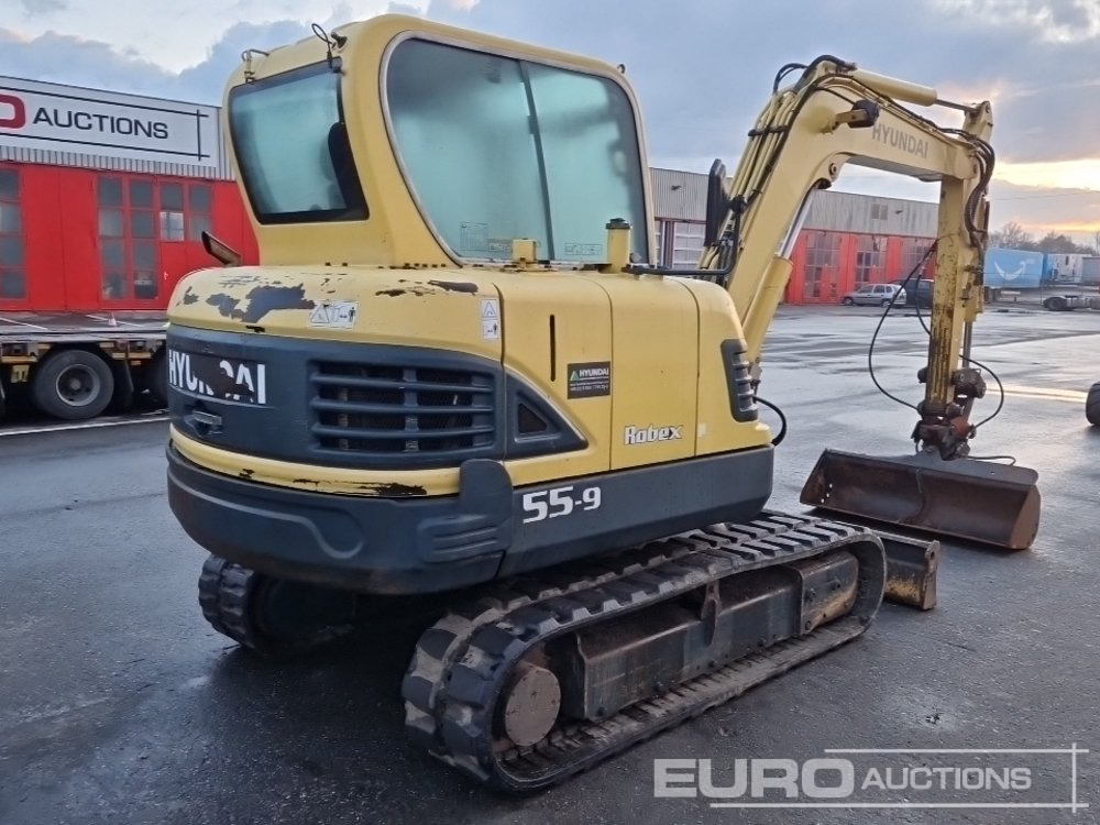 2011 Hyundai ROBEX 55-9 - Miniexcavadora: foto 5 2011 Hyundai ROBEX 55-9 - Miniexcavadora: foto 5