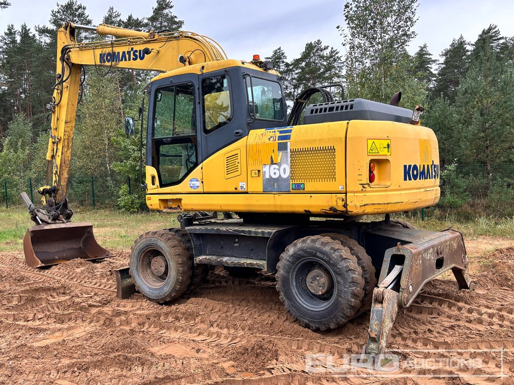 2011 Komatsu PW160-7E0 - Excavadora de ruedas: foto 3 2011 Komatsu PW160-7E0 - Excavadora de ruedas: foto 3