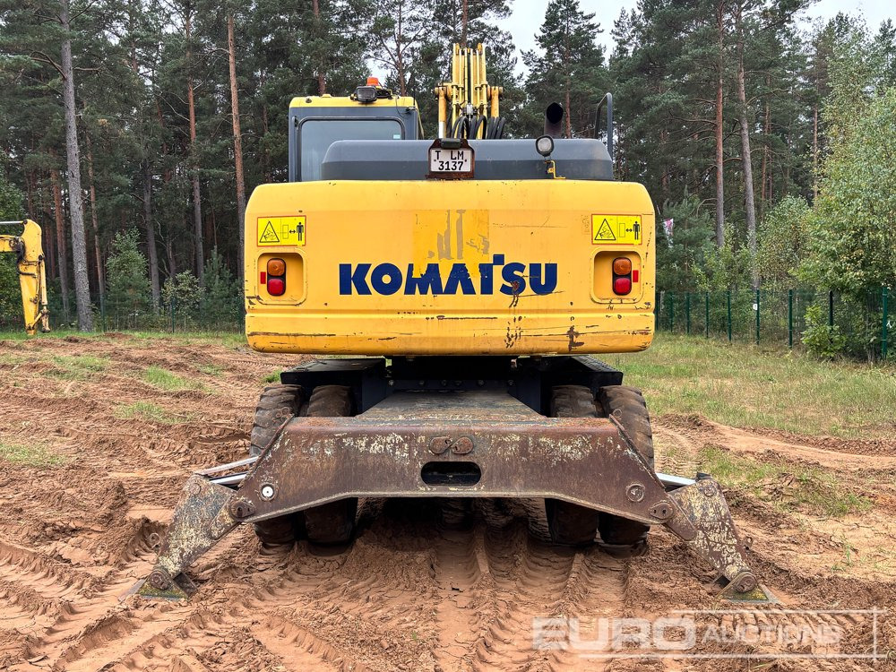 2011 Komatsu PW160-7E0 - Excavadora de ruedas: foto 4 2011 Komatsu PW160-7E0 - Excavadora de ruedas: foto 4
