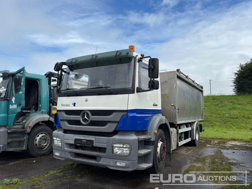 2012 Mercedes Axor 1824L 4x2,Tipper Stainless Steel Container, Weight System, Automatic, A/C (German Reg. Docs. Available) - Camión volquete: foto 1 2012 Mercedes Axor 1824L 4x2,Tipper Stainless Steel Container, Weight System, Automatic, A/C (German Reg. Docs. Available) - Camión volquete: foto 1
