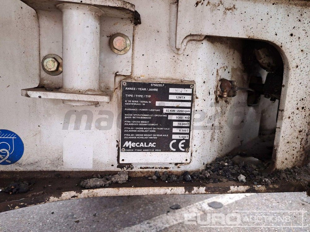 2014 Mecalac 12 MTX - Excavadora de ruedas: foto 4 2014 Mecalac 12 MTX - Excavadora de ruedas: foto 4